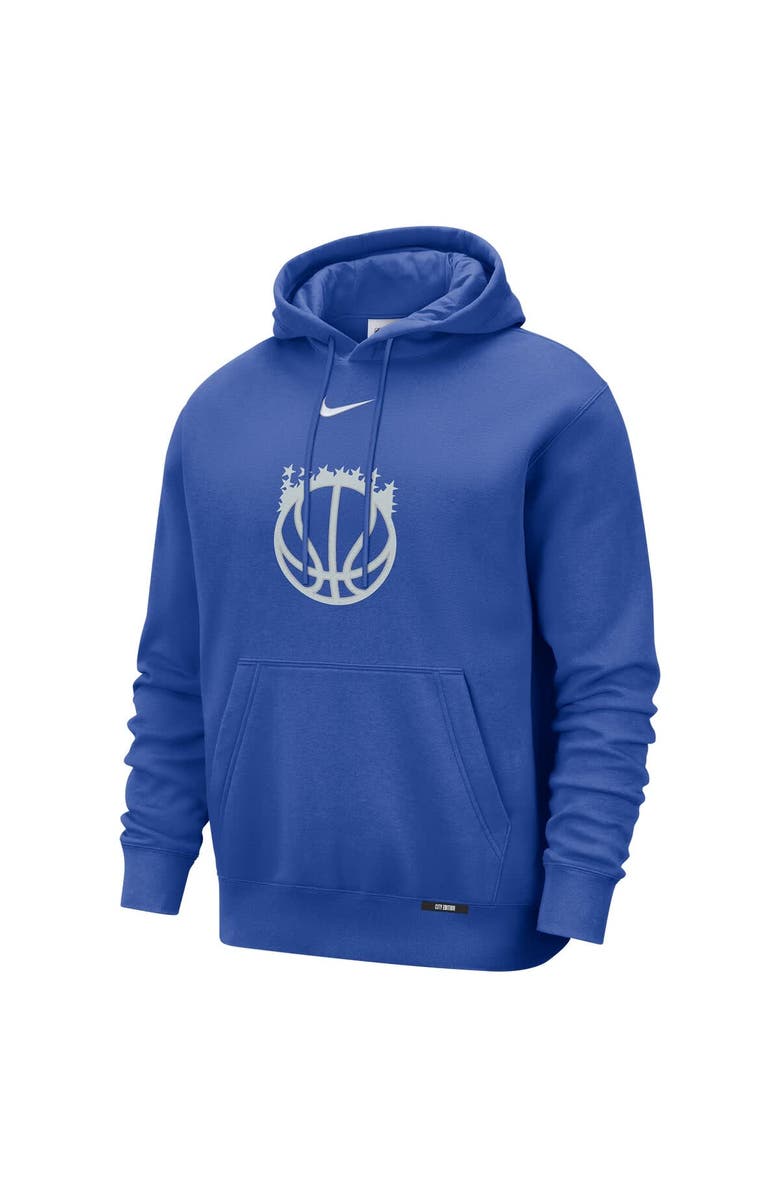 Nike Men's Nike Blue Orlando Magic 2025/26 City Edition Essential Logo Remix Hoodie, Alternate, color, Blue