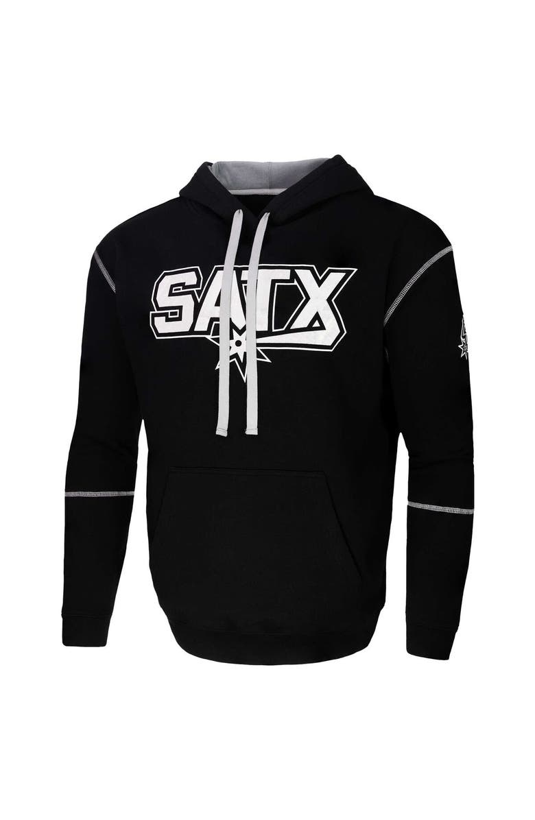 Stadium Essentials Unisex Black Stadium Essentials San Antonio Spurs Monument Pullover Hoodie, Alternate, color, Black