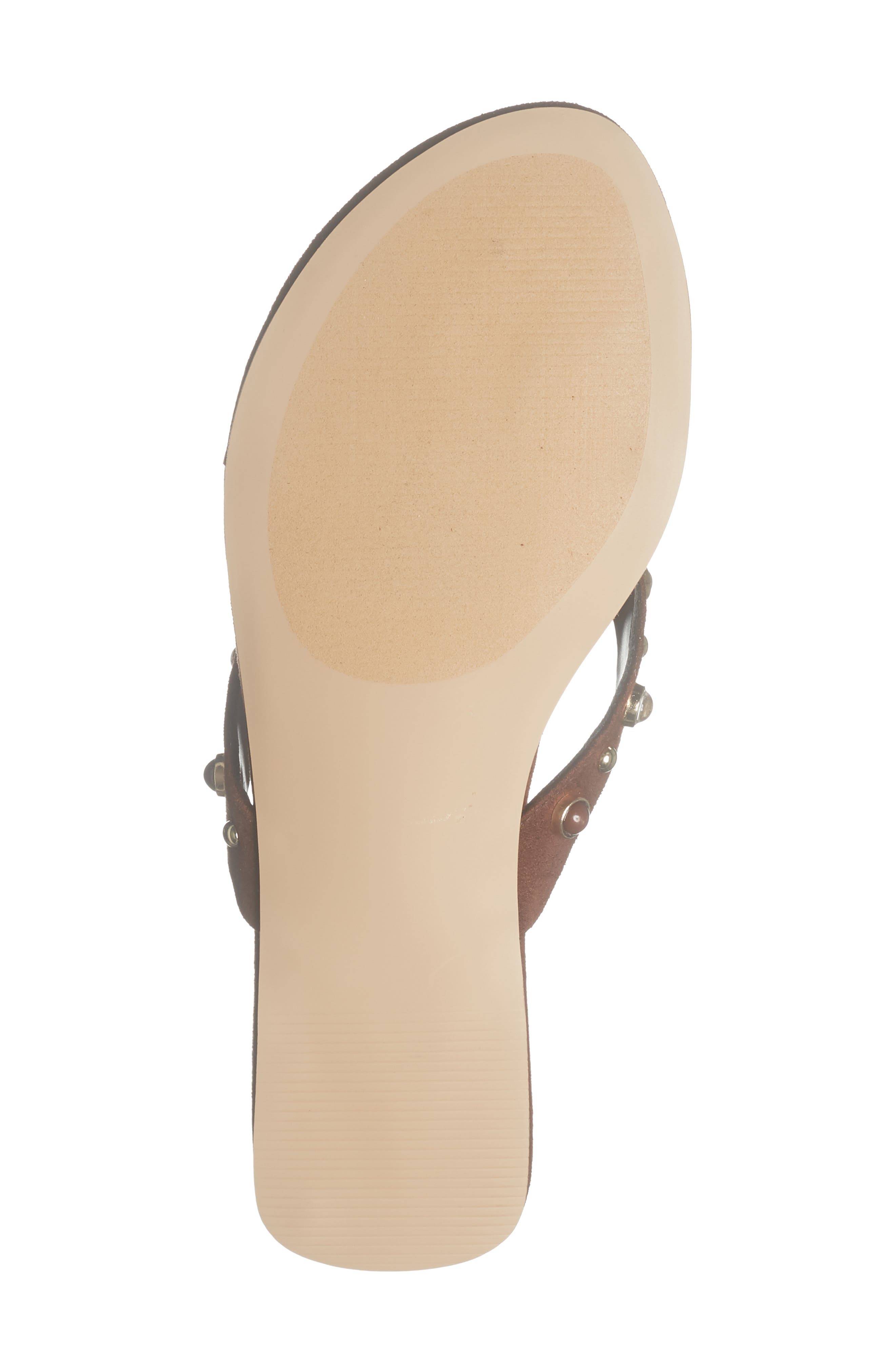 Daizy Flip Flop, Alternate, color, MILK CHOCOLATE