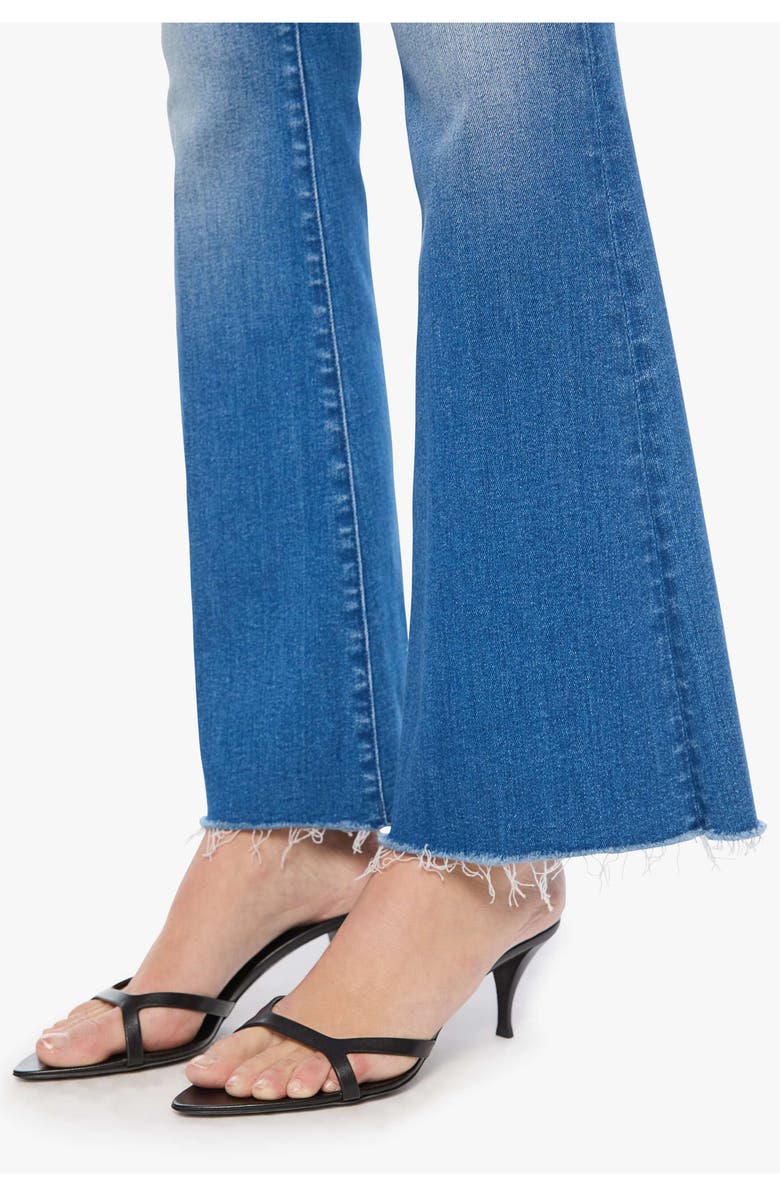 MOTHER The Weekend Fray Hem Flare Jeans, Alternate, color, No Promises