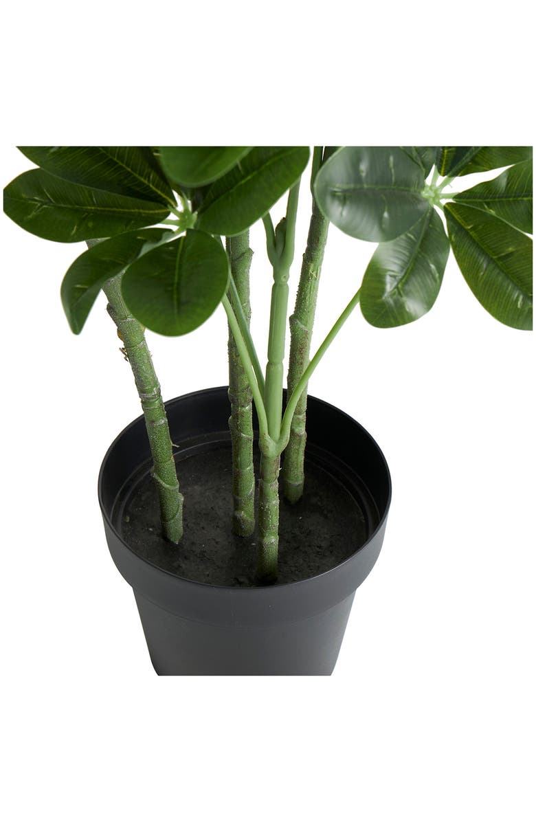 GINGER BIRCH STUDIO Green Faux Foliage Potted Artificial Tree, Alternate, color, 