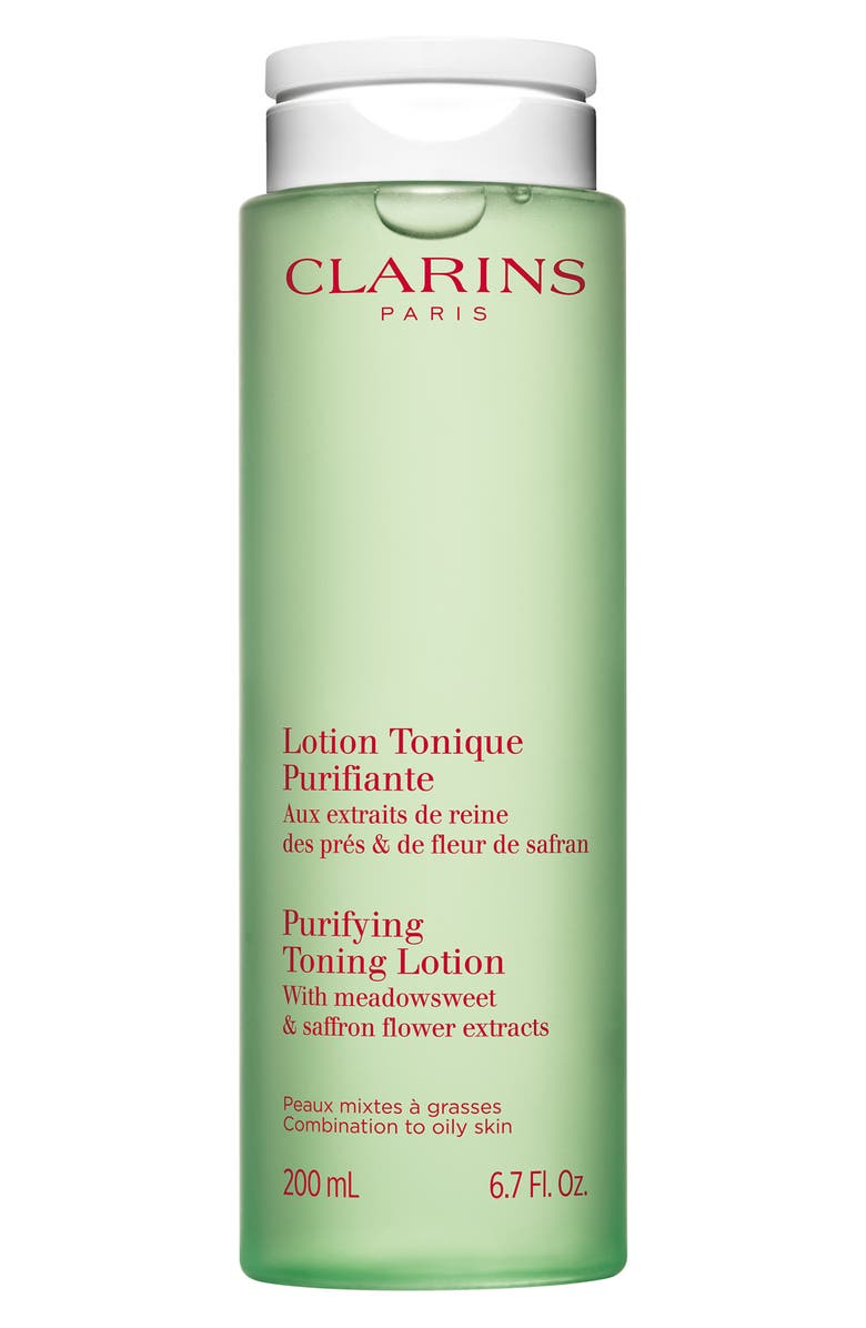 Clarins Purifying Toning Lotion with Meadowsweet, Main, color, 