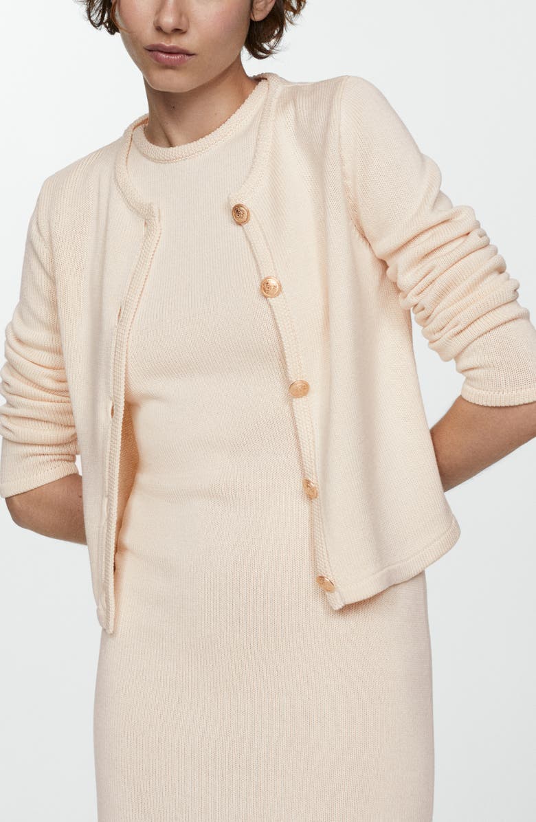 MANGO Eliot Sleeveless Sweater Dress, Alternate, color,