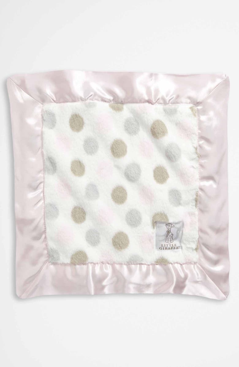 Little Giraffe 'Luxe Dot' Blanky, Alternate, color, Pink