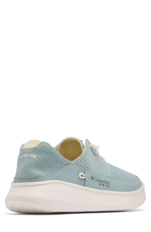 Columbia Boatside Pfg Slip-on Sneaker In Crushed Blue/lemon Wash