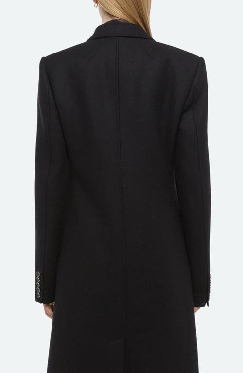 Helmut Lang Apex Sculpted Coat In Black