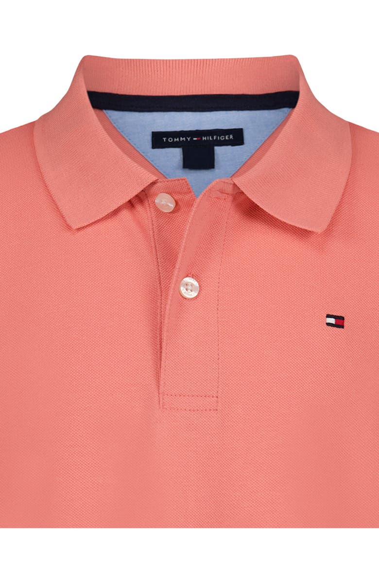 Tommy Hilfiger Kids' Ivy Cotton Polo, Alternate, color, Coral Pop