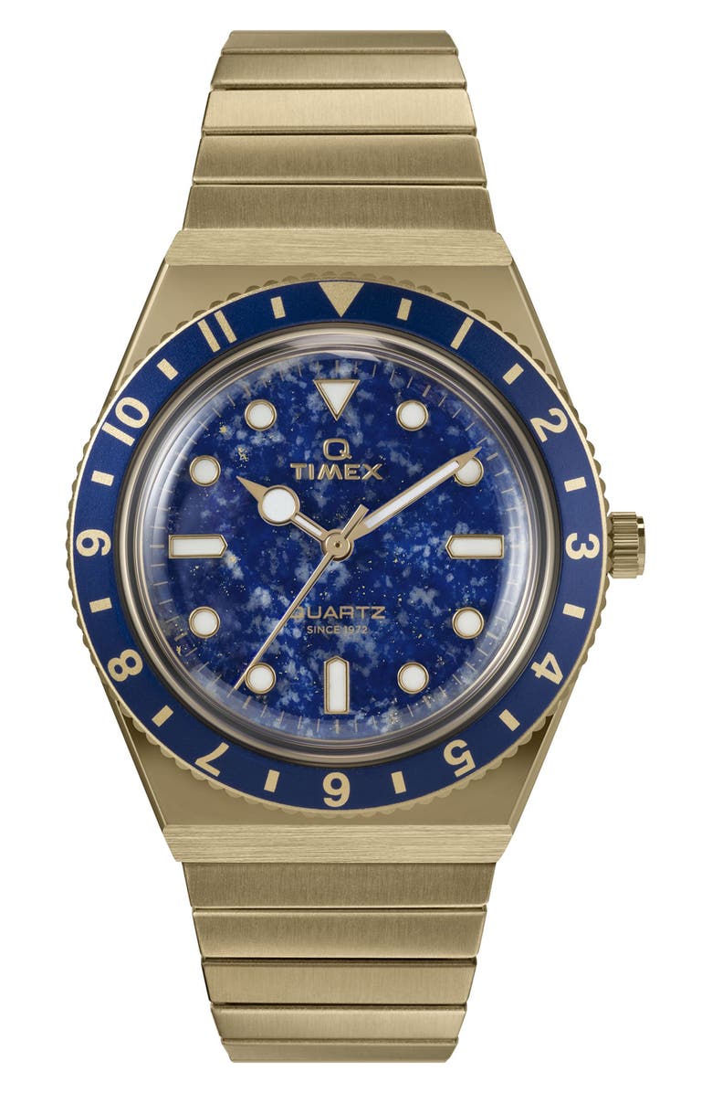 Timex<sup>®</sup> Q Timex Bracelet Watch, 36mm, Main, color, Gold-Tone