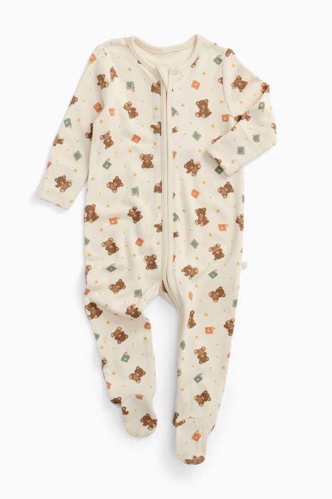 Teddy Bear Two Way Zip-Up Sleepsuit (Baby)
