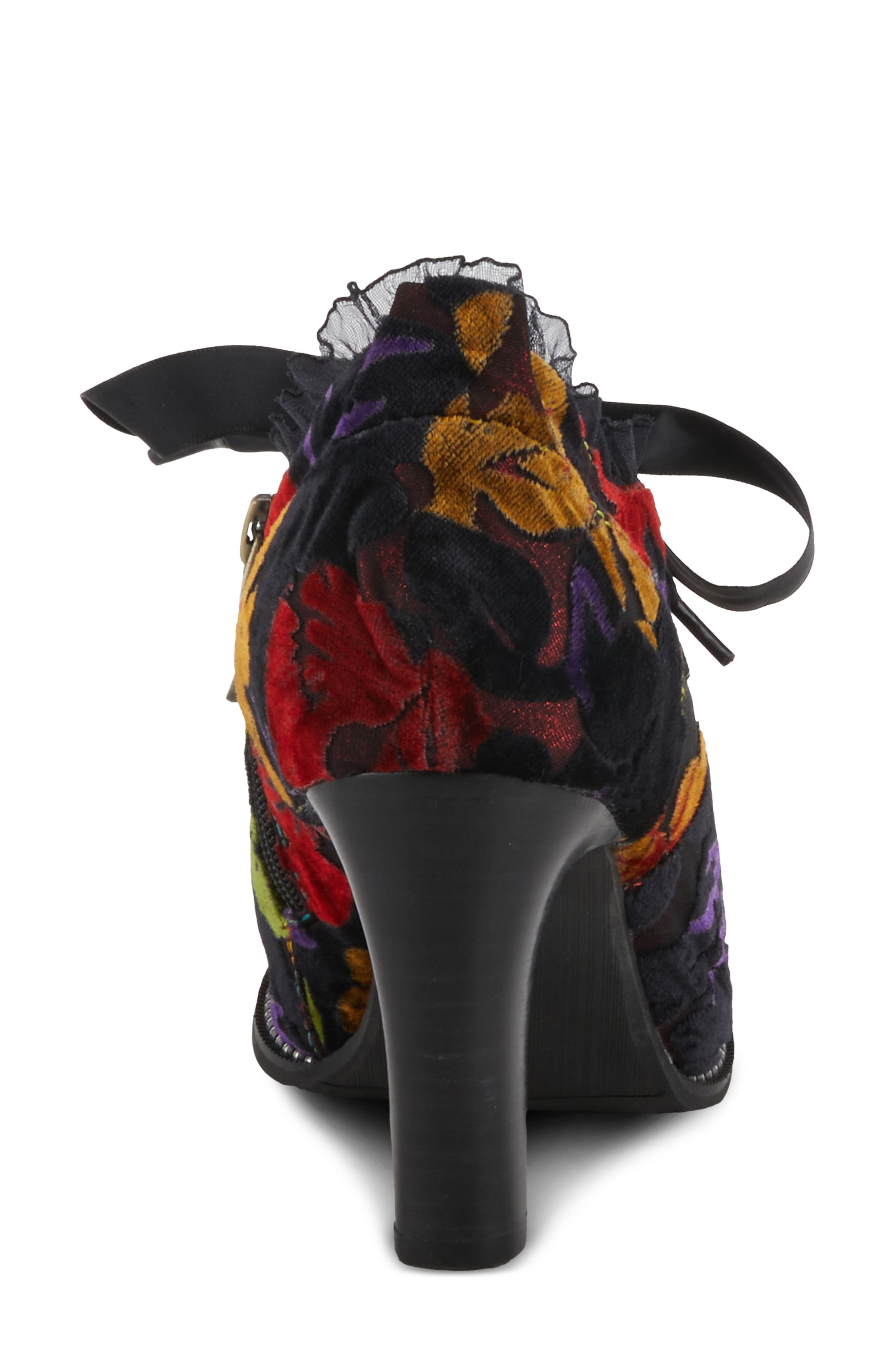 L'Artiste by Spring Step Pritz Bootie, Alternate, color, Bordeaux Multi