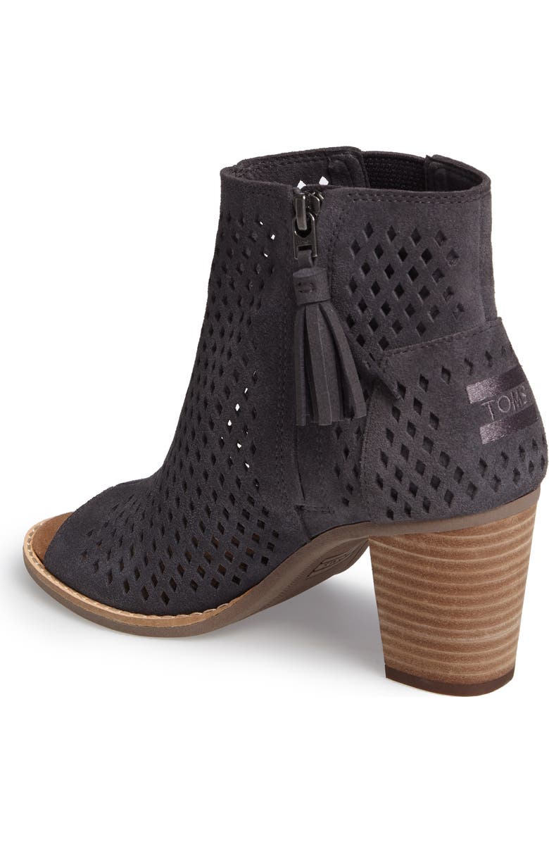 TOMS Majorca Peep Toe Bootie, Alternate, color,