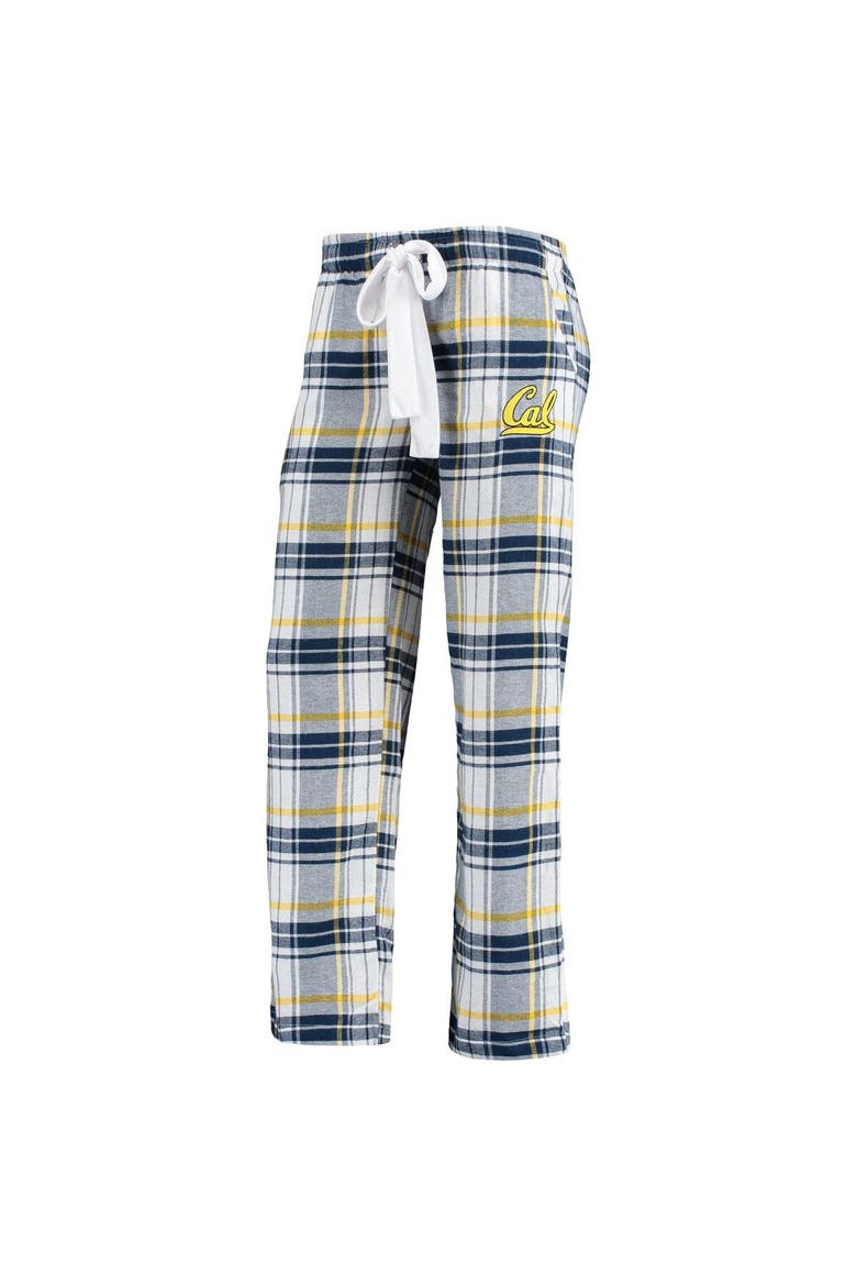 Women's Concepts Sport Navy/Gold Cal Bears Accolade Flannel Pants, Alternate, color, Navy