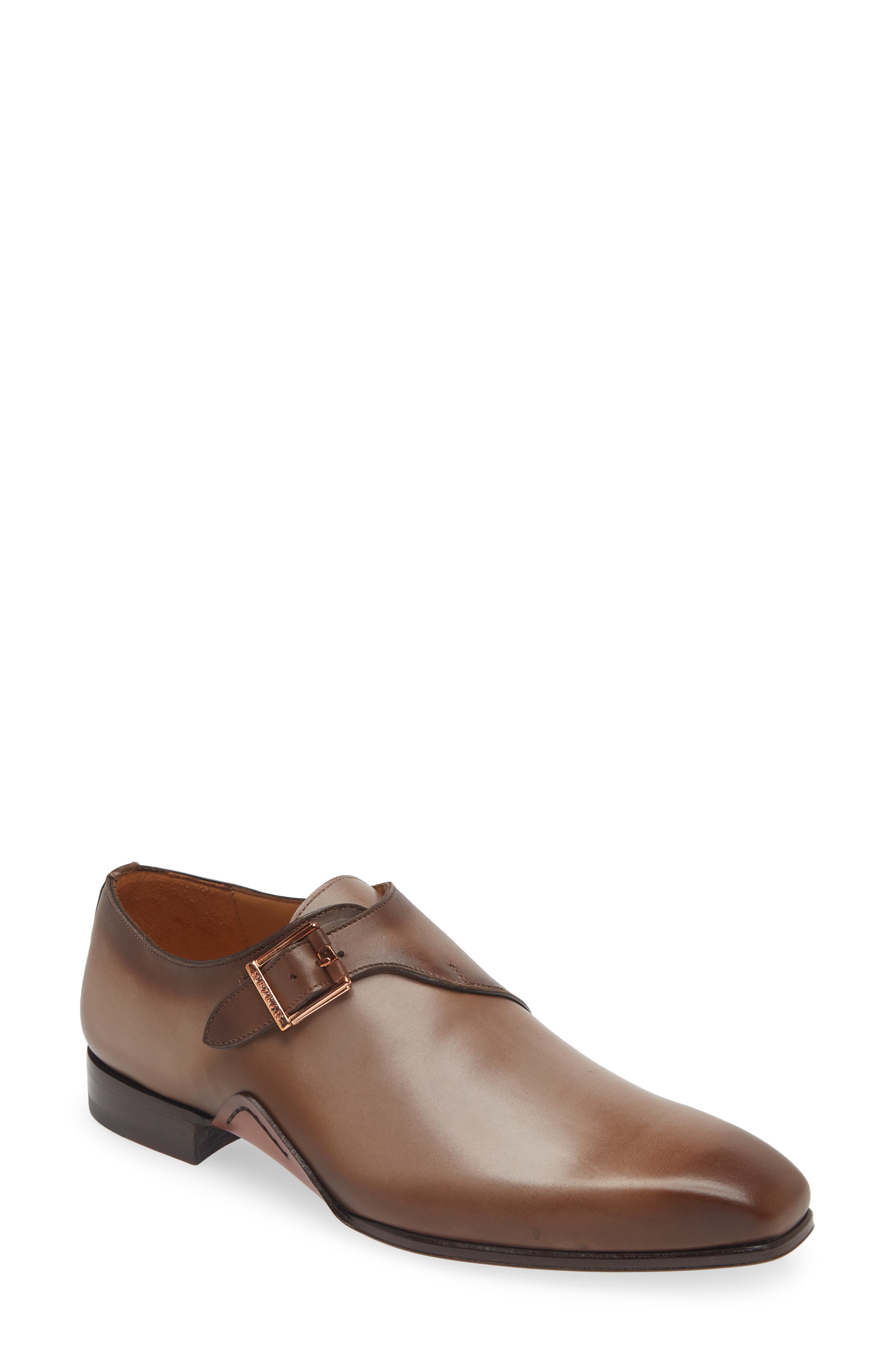 Mezlan Scarpe Single Monk Strap Shoe, Main, color, 