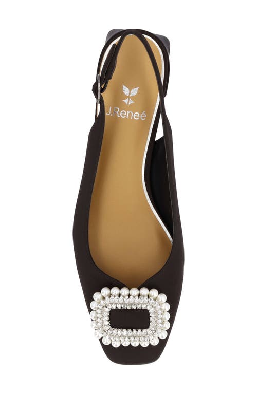 J. Reneé Eudora Embellished Slingback Pump In Black