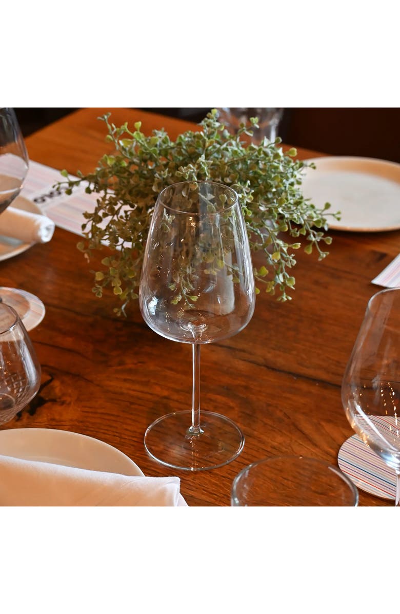 Luigi Bormioli Talismano Set of 4 Chardonnay Glasses, Alternate, color, Clear