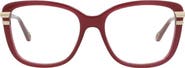 Chloé 54mm Rectangular Optical Glasses