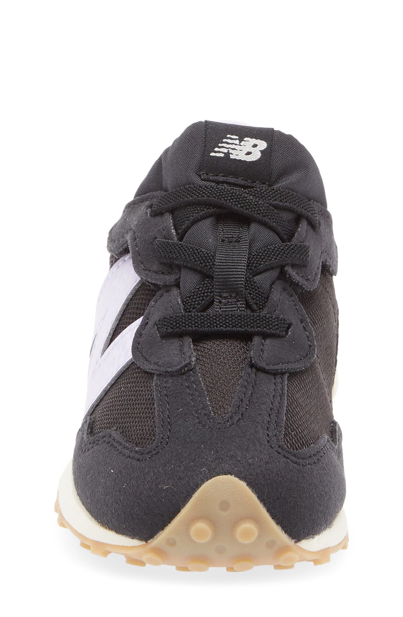 New Balance Kids' 327 Sneaker, Alternate, color, Black/ Bright Lavender