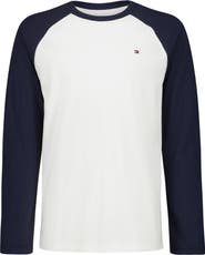 Tommy Hilfiger Kids' Raglan Long Sleeve T-Shirt