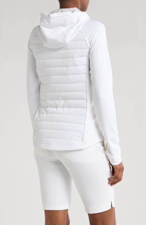 Swannies Mccartan Mixed Media Jacket In White