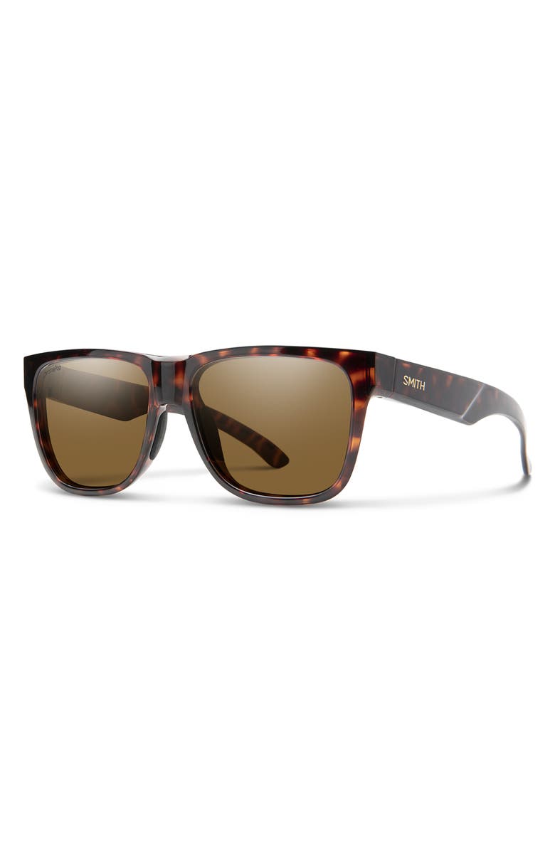 Smith Lowdown 2 55mm ChromaPop<sup>™</sup> Polarized Sunglasses, Alternate, color, Tortoise / Brown