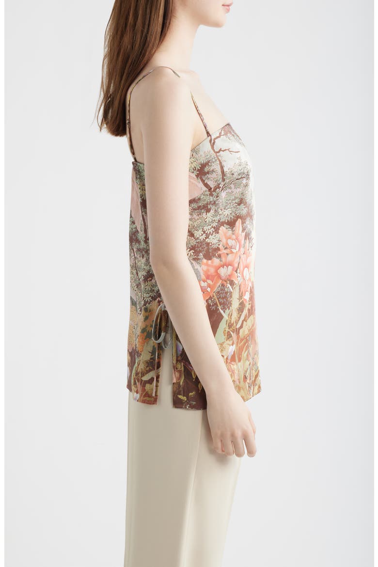 Gwen Longline Camisole, Alternate, color, CORAL MULTI