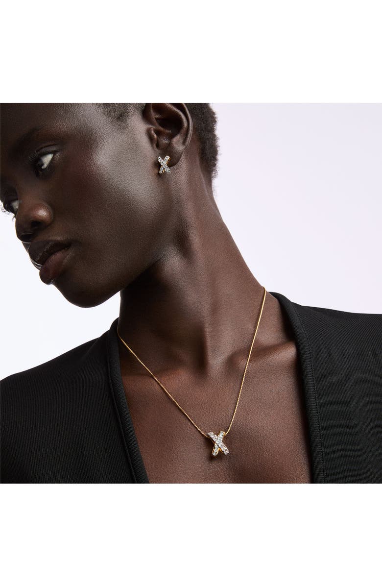 Susan Caplan 1990s Vintage Nina Ricci Criss-Cross Necklace, Alternate, color, Criss-Cross