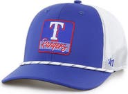 '47 Men's '47 Royal/White Texas Rangers Scratch Adjustable Trucker Hat