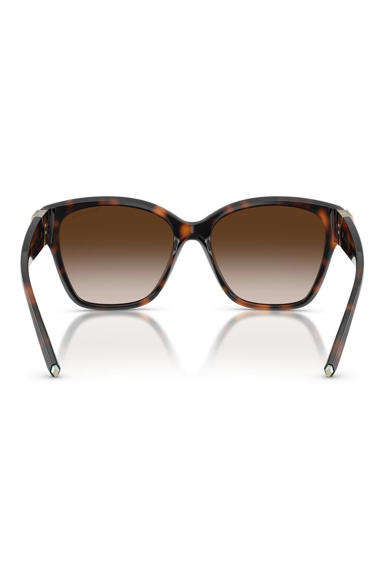 56mm Square Sunglasses, Alternate, color, HAVANA / BROWN GRADIENT
