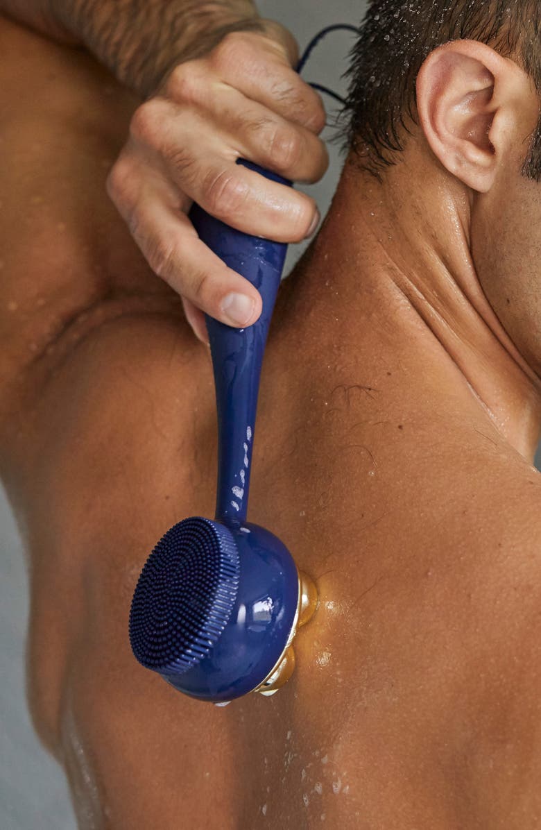 PMD Clean Body Cleansing, Exfoliating, and Massaging Device - Refurbished, Alternate, color, Navy