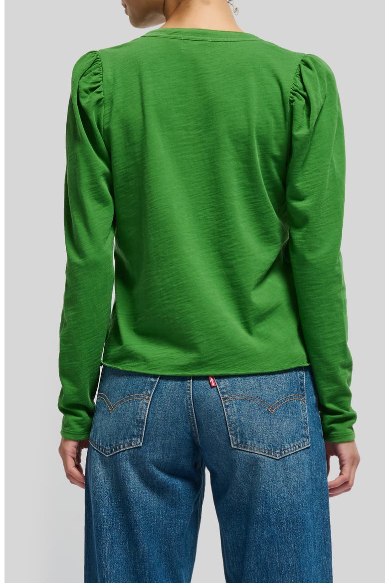Valita Ruffle Top, Alternate, color, SALON GREEN