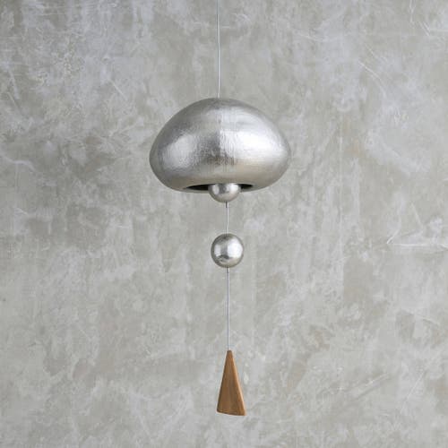 The Collective Nickel Hanging Bell Domed In Nickel