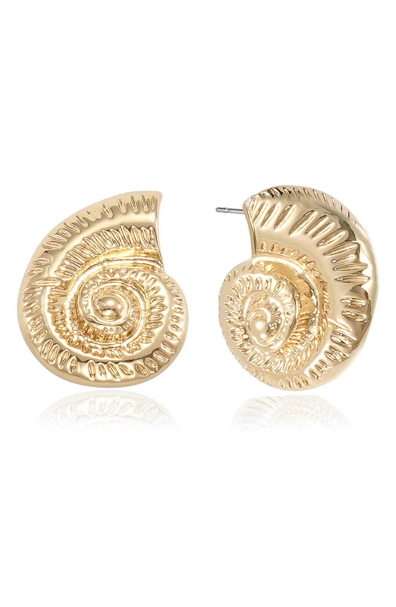 Ettika Conch Stud Earrings