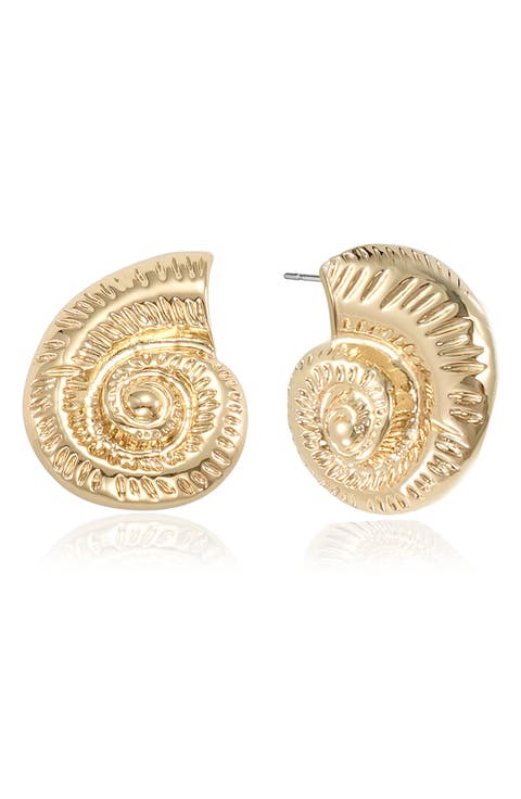 Conch Stud Earrings