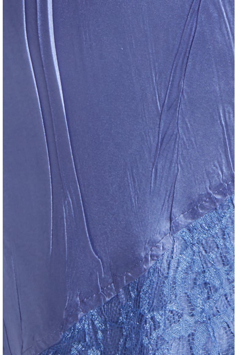 Beaded Charmeuse & Chiffon Tiered Dress with Jacket, Alternate, color, FREGATTA BLUE OMBRE
