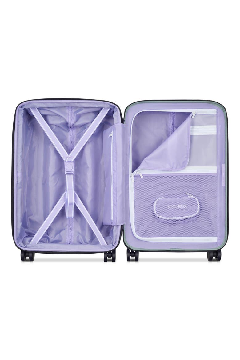 Spin Me Away Expandable 20" Carry-On Spinner, Alternate, color, Sage Green
