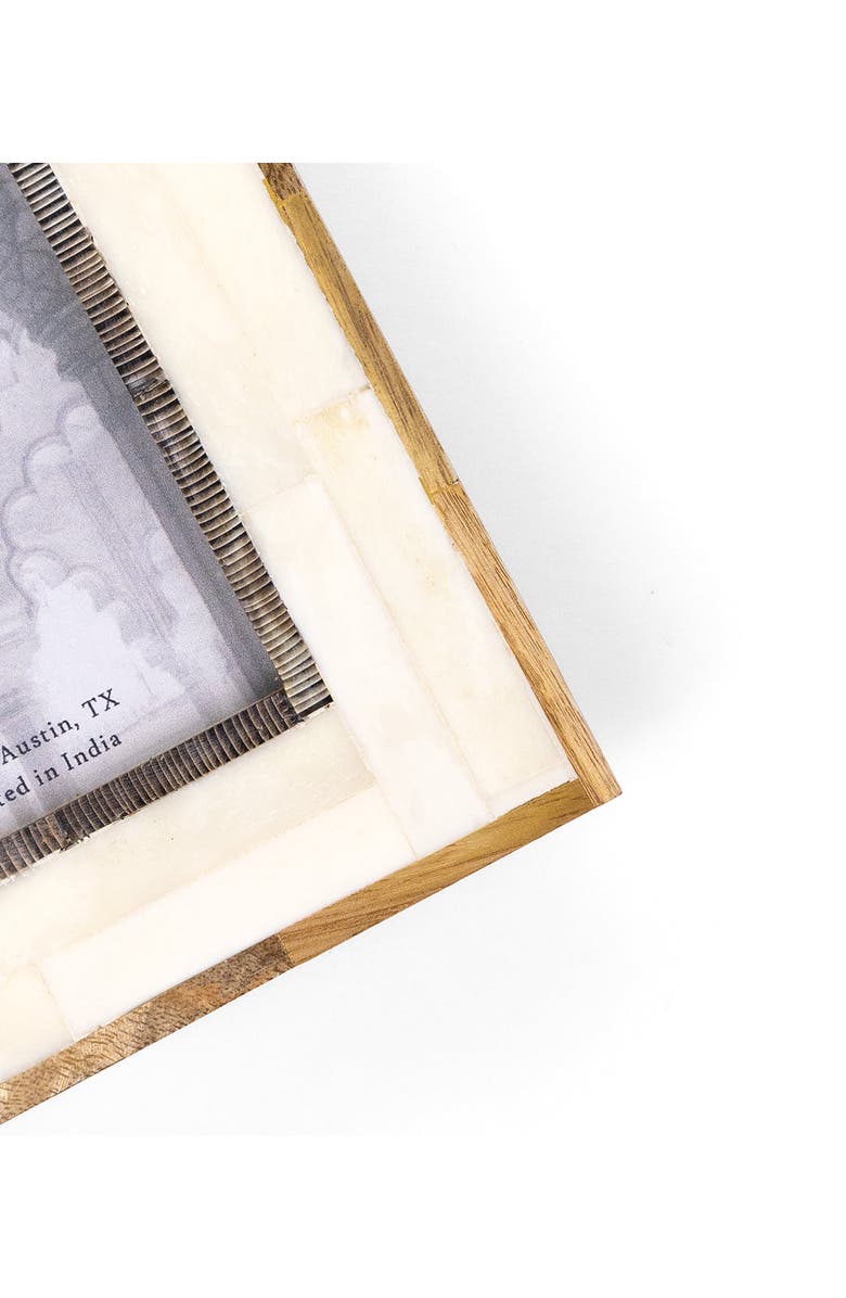 Matr Boomie Janaka Picture Frame - Carved Bone and Horn, Alternate, color, Carved Bone And Horn - 3X3