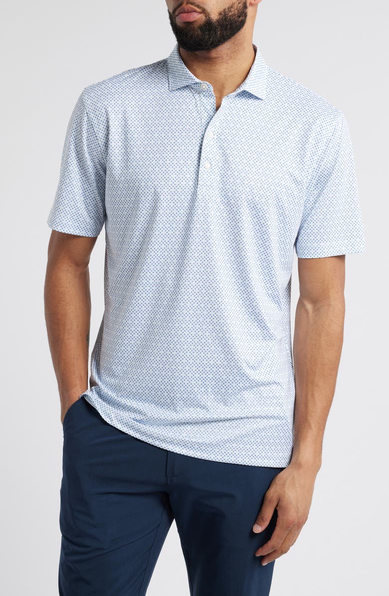 johnnie-O Slade PREP-FORMANCE Golf Polo, Main, color, Lake