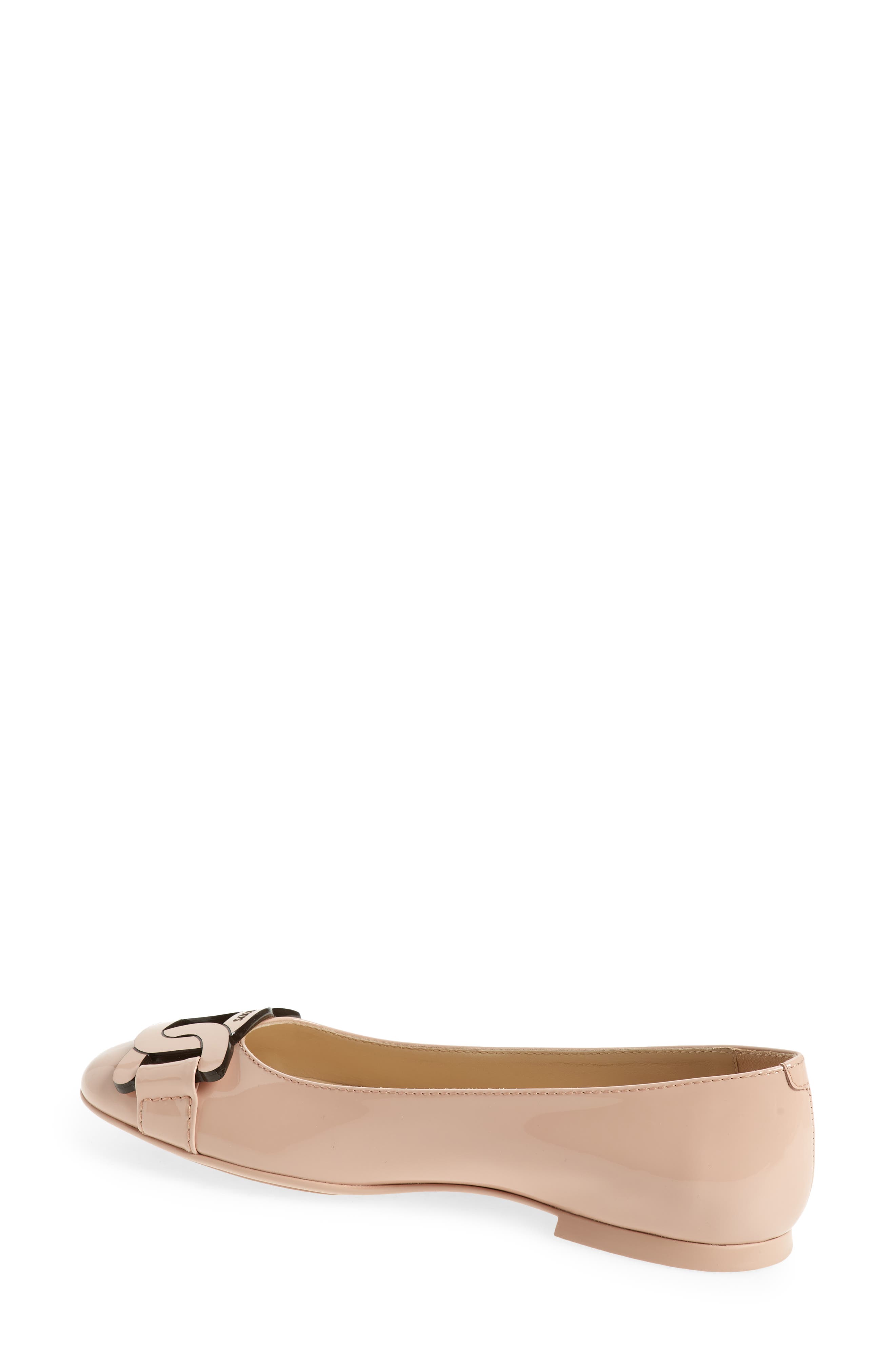 Chain Detail Ballet Flat, Alternate, color, BLUSH