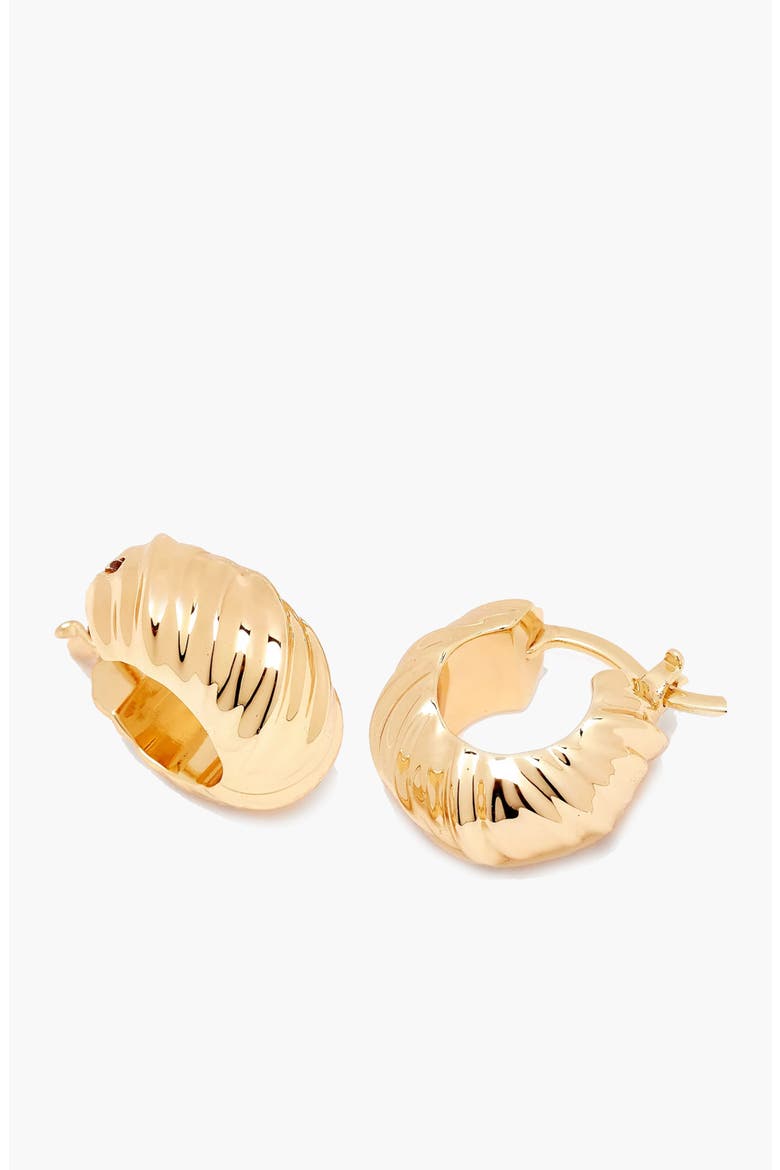 Kola Hoops in Gold, Main, color, Gold