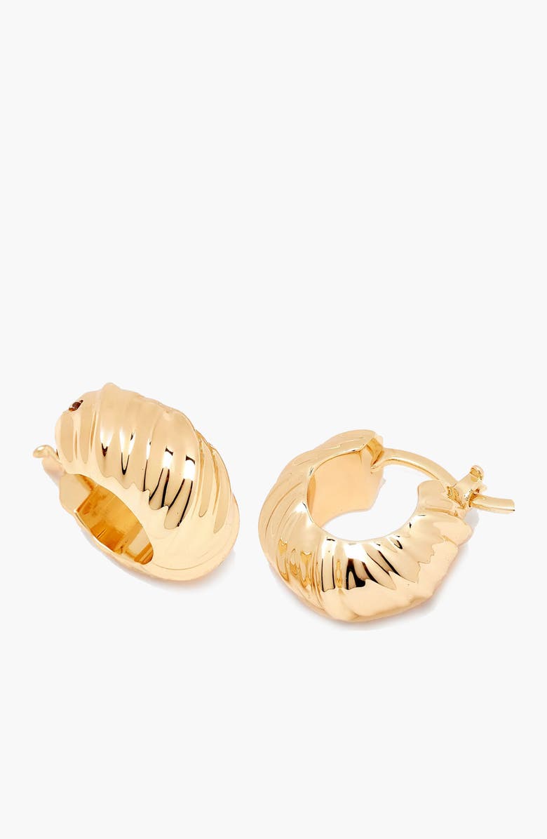 YOJ Kola Hoops in Gold, Main, color, Gold