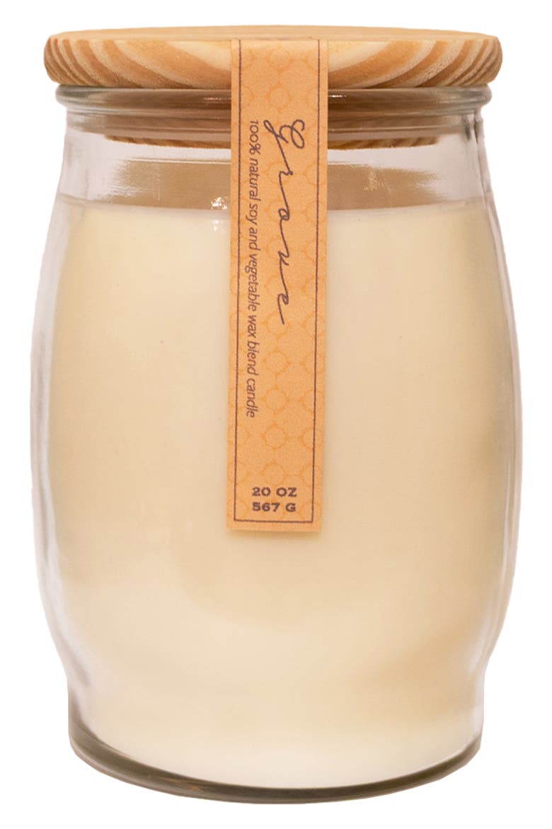 Grove Barrel Candle, Main, color, GROVE