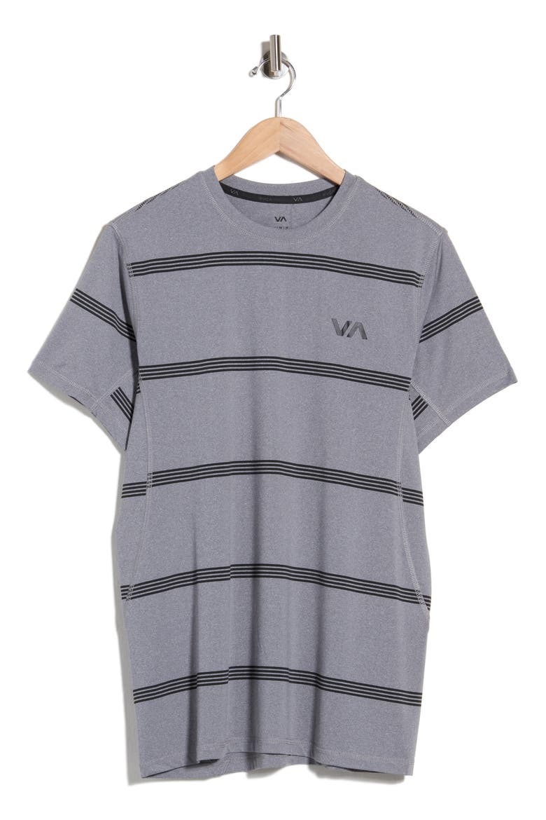 Sport Vent Stripe Performance Graphic T-Shirt, Alternate, color, HEATHER GREY
