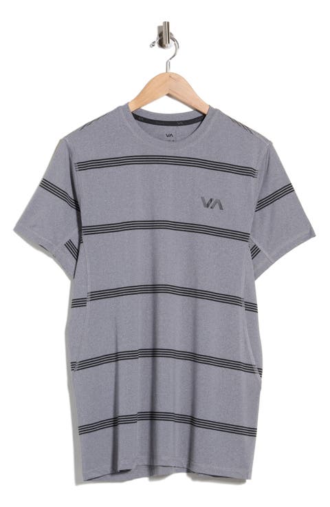 Sport Vent Stripe Performance Graphic T-Shirt