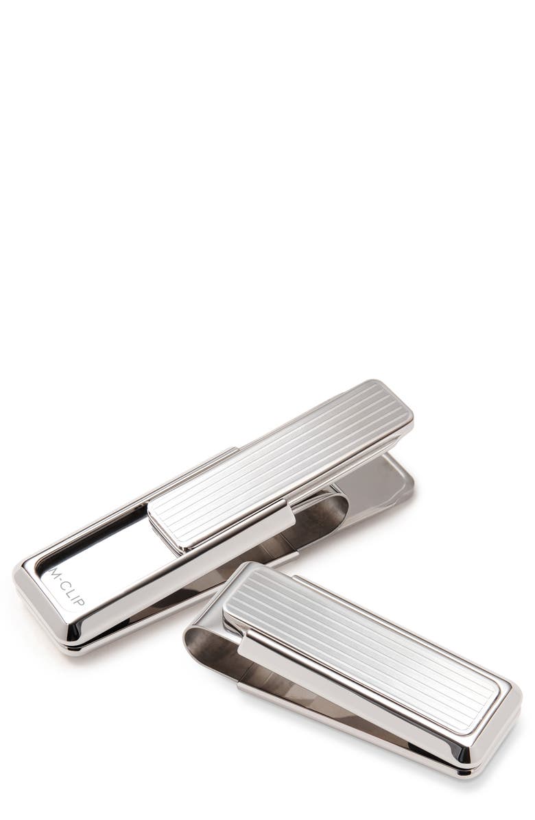 M-Clip<sup>®</sup> Monterey Alligator Money Clip, Main, color, Metallic Silver