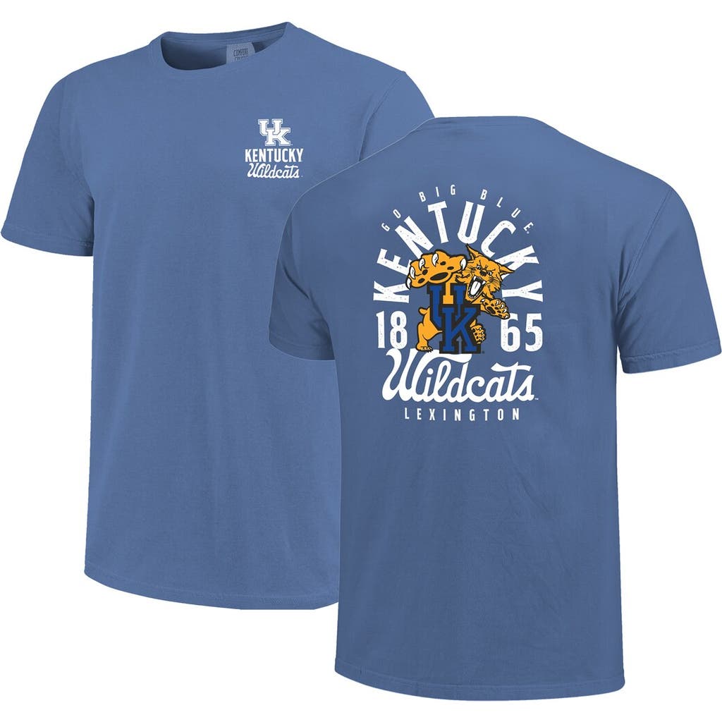 Image One Royal Kentucky Wildcats Comfort Colors Mascot Overlay T-shirt