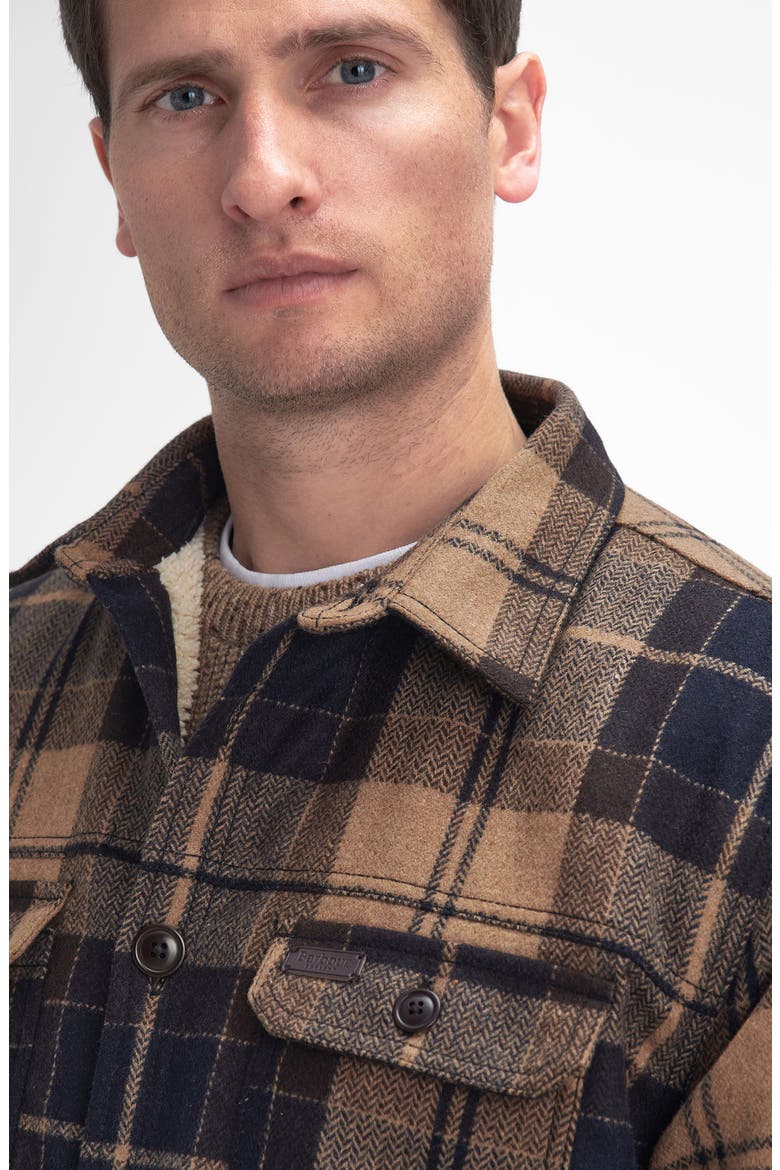 Willberry Plaid Overshirt, Alternate, color, AUTUMN DRESS