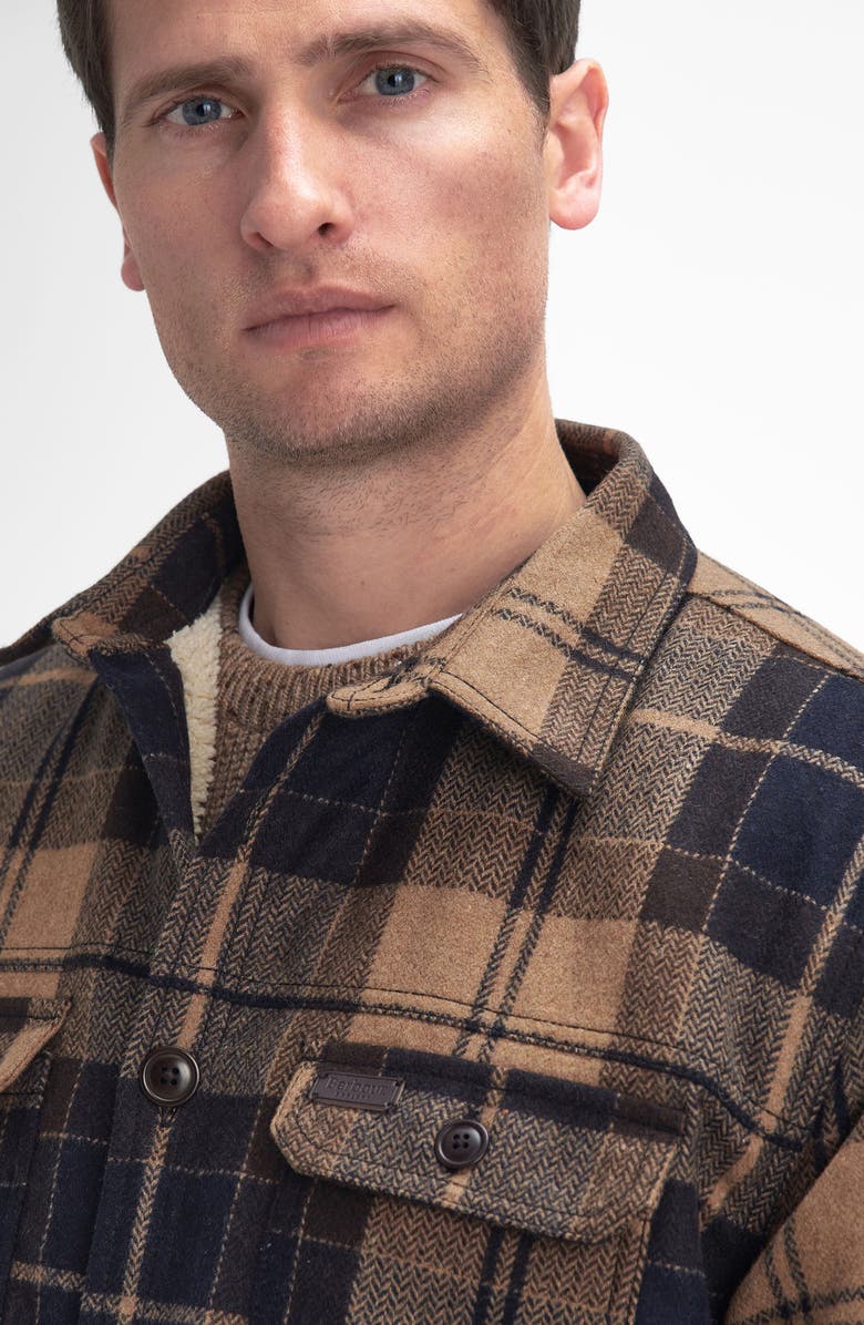 Barbour Willberry Plaid Overshirt, Alternate, color, Autumn Dress