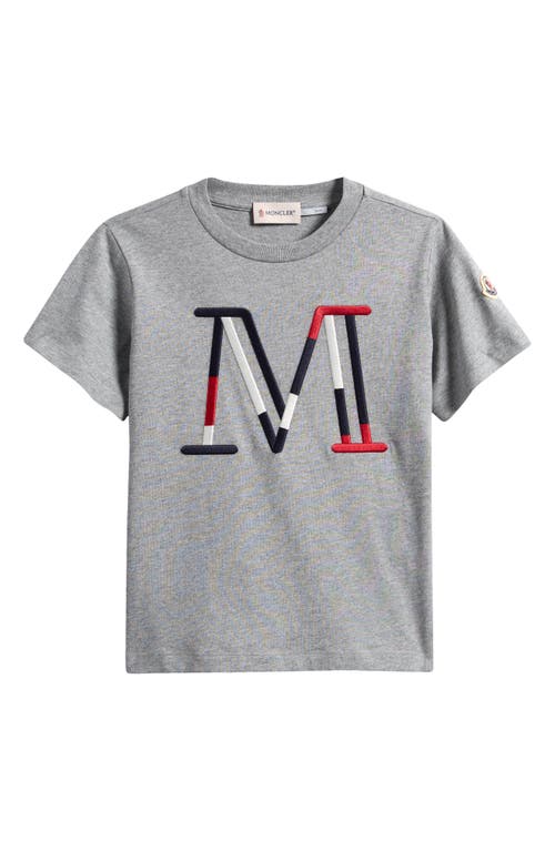 Moncler Short-sleeved T-shirt In Gray