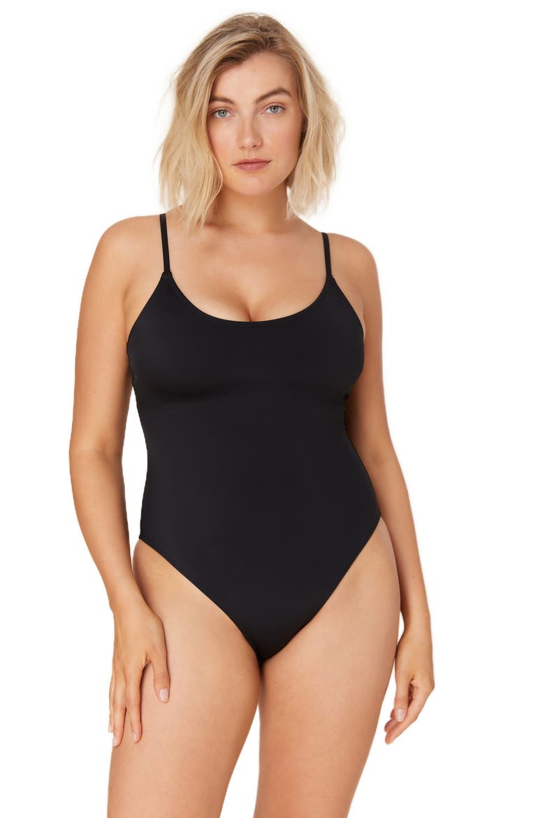 The Amalfi One-Piece Swimsuit, Alternate, color, BLACK