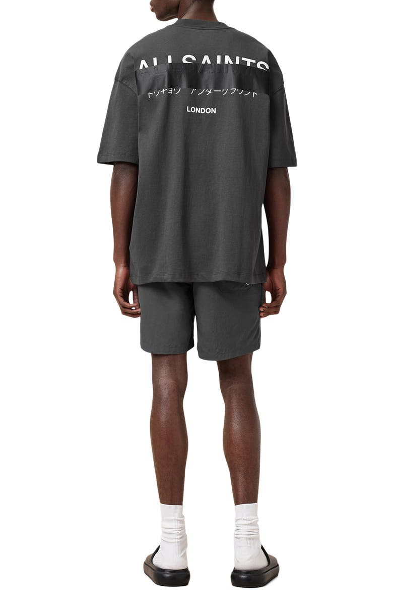 AllSaints Warden Swim Trunks, Alternate, color, Pitched Blue